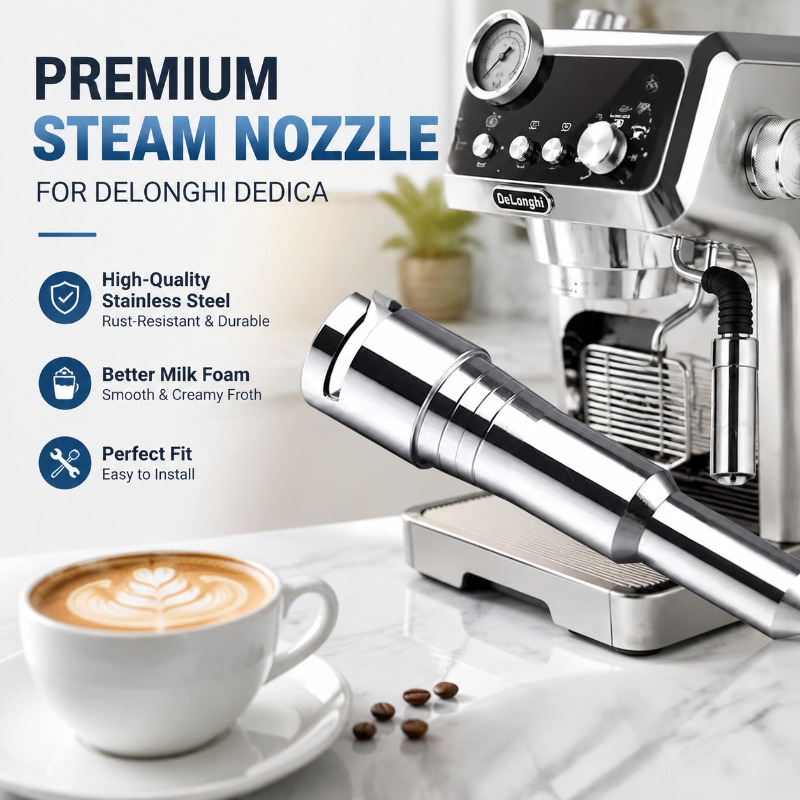 Steam Wand Tip - فوهة بخار عالمية قابلة للتركيب، رأس