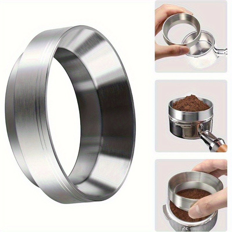 Dosing Funnel Ring - قمع جرعات الإسبريسو، حلقة توزيع مطحونة