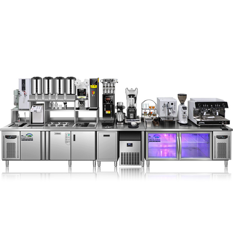 Coffee.Equipment Parts - معدات محلات شاي الحليب، مجموعة كاملة