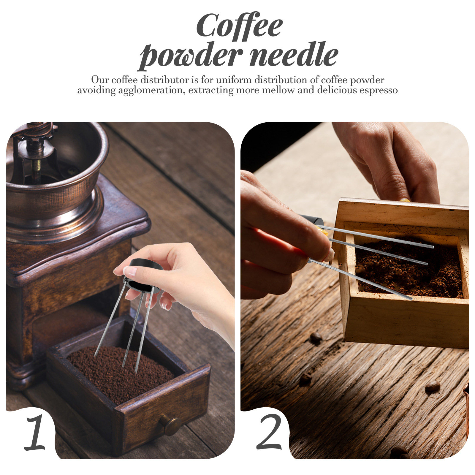 إبرة تقليب مسحوق القهوة من الف - مراجعة Coffee Distribution Tool وسعره