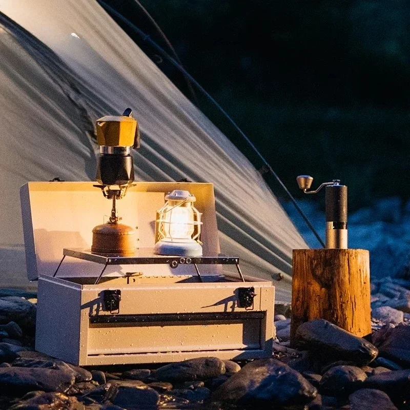 صندوق قهوة للتخييم مع وعاء موك - مراجعة Coffee.Equipment Parts وسعره
