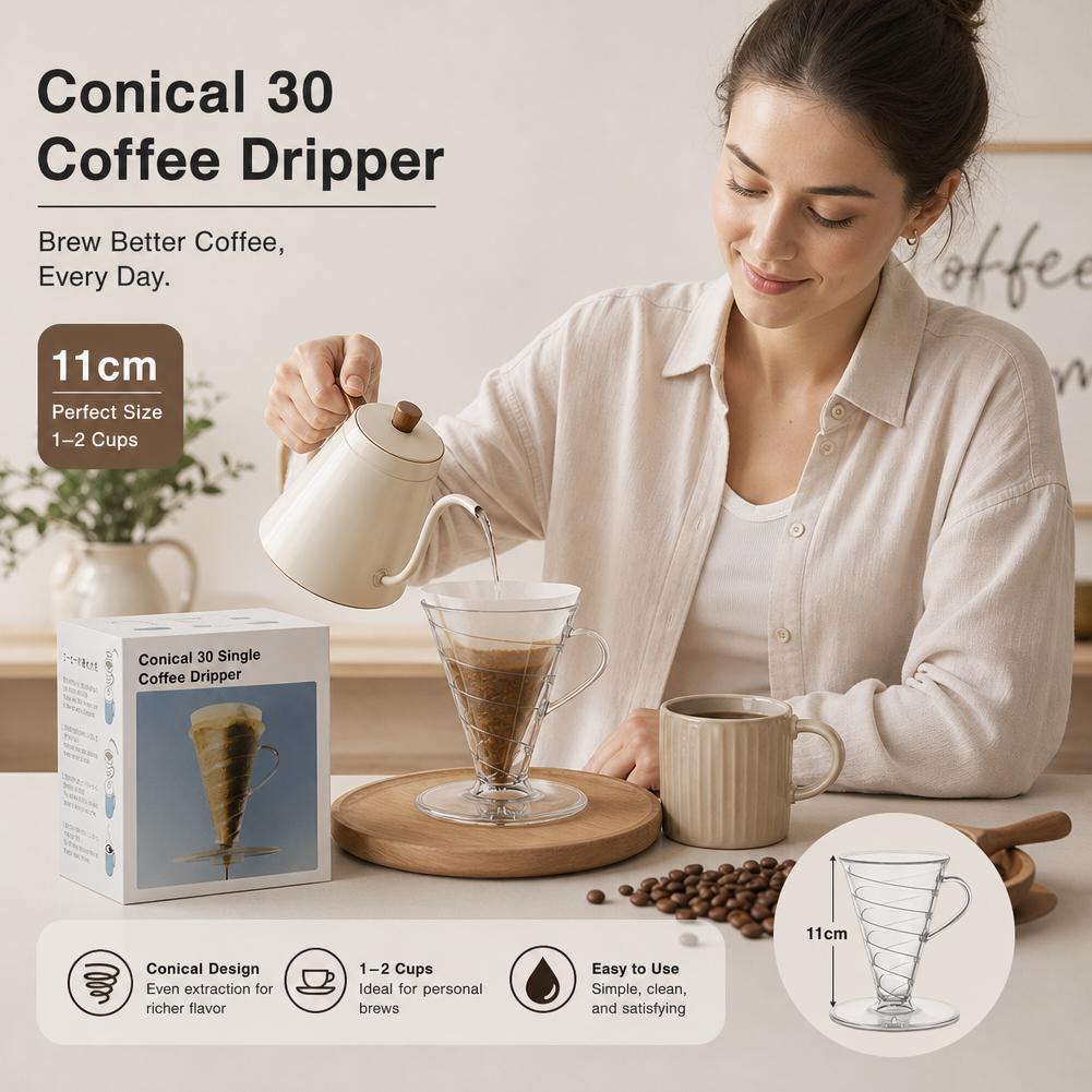 فلتر قهوة مخروطي 30 قطعة، أداة - مراجعة Dosing Funnel Ring وسعره