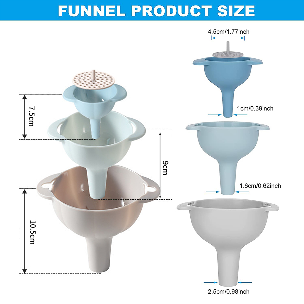 4 في 1 قمع المطبخ لملء الزجاجا - مراجعة Dosing Funnel Ring وسعره