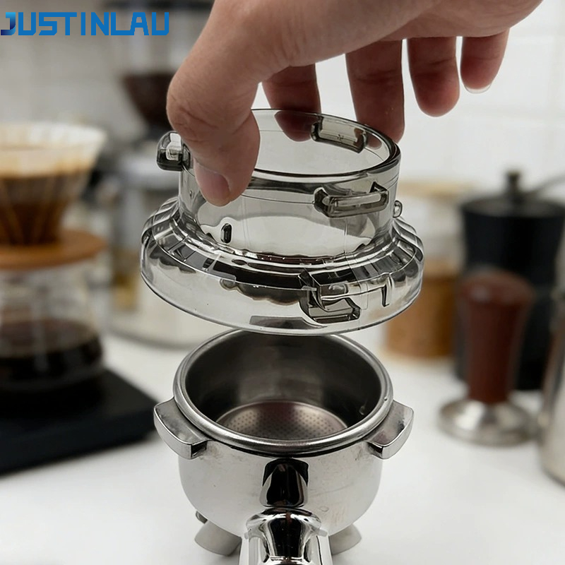 حلقة جرعات القهوة من JUSTINLAU - مراجعة Dosing Funnel Ring وسعره
